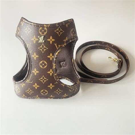 dog louis vuitton harness|louis vuitton collar for dog.